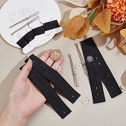 Kits de botones de resina para la cintura para coser a mano&nbsp;DIY-WH0588-70B