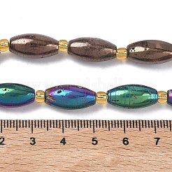 Galvanisierte natürliche Druzy Geode Kristallperlen Stränge&nbsp;G-G459-03A