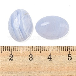 Natürliche blaue Spitze Achat Cabochon&nbsp;G-I363-01C