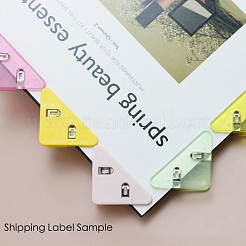 Clips en plastique en forme de triangle&nbsp;AJEW-F054-02G