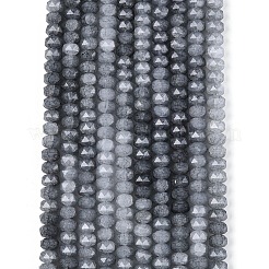 Colliers de perles en verre craquelé imitation jade&nbsp;GLAA-N068-01A-A01