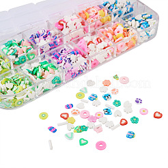 30g de cabochons en pâte polymère 6 couleurs faits à la main&nbsp;CLAY-TA0001-17