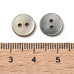 Natürliche schwarze Lippenmuschelknöpfe&nbsp;SH-CBA18B6-01