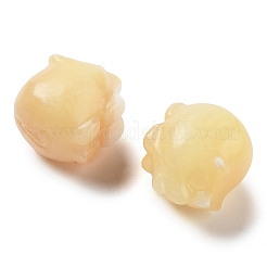 Natürliche geschnitzte Figuren aus gelber Jade&nbsp;DJEW-L023-C01