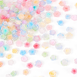 200 Stück 4 Stile leuchtende Decoden-Cabochons aus Harz&nbsp;RESI-TA0003-54
