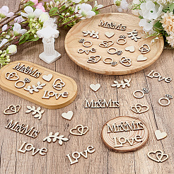 1 Set Holzplatten zum Valentinstag&nbsp;WOOD-SP0001-97