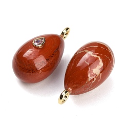 Pendentifs de jaspe rouge naturel&nbsp;GG-CBA4625-02G-03