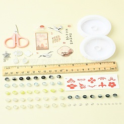 DIY-Set zur Herstellung von Armbändern aus Bunte Malerei-Perlen&nbsp;DIY-FZC0001-01C
