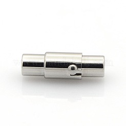 Fermoirs magnétiques à tube de verrouillage à surface lisse en acier inoxydable 304 résistant au ternissement&nbsp;STAS-O042-22