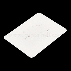 50 Stück rechteckige Displaykarten aus Papier für Ohrringe&nbsp;CDIS-M008-01A