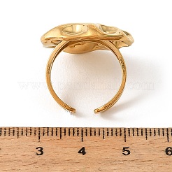 Offene Manschettenringe aus Edelstahl 304 für Damen&nbsp;RJEW-T037-01G