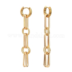 Orecchini a cerchio huggie in acciaio inossidabile 304&nbsp;EJEW-JE04267