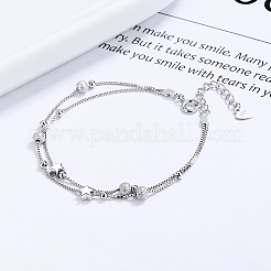 925 mehrreihiges Armband aus Sterlingsilber mit Panzerkette&nbsp;FS-WGFF458-01