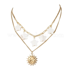 Schmucksets aus Edelstahl 304 mit Sonne&nbsp;SJEW-JS01353
