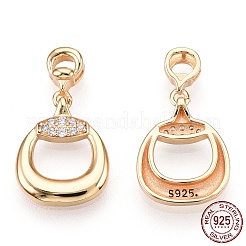 925 Sterling Silber Micro Pave Zirkonia Anhänger&nbsp;STER-T004-11G
