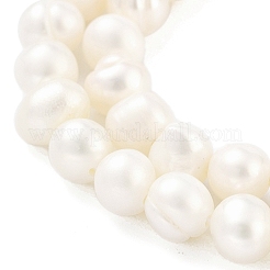 Fili di perle di perle d'acqua dolce coltivate naturali&nbsp;PEAR-C003-10B