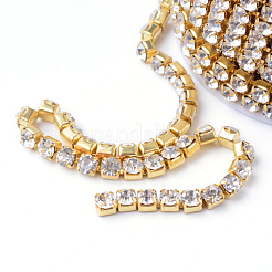 Chaînes en laiton avec strass&nbsp;CHC-T001-SS8-01C