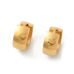 Orecchini a cerchio in acciaio inossidabile 304 effetto lucidatura&nbsp;EJEW-M001-29A-G