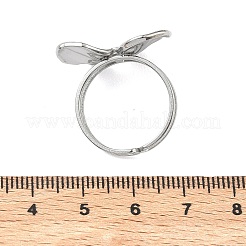 Offene Manschettenringe aus 304 Edelstahl für Damen&nbsp;RJEW-K320-01P