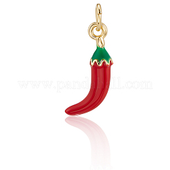 10 pièces pendentifs en laiton émaillé&nbsp;KK-BBC0019-48B