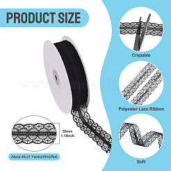 Ruban de dentelle de polyester&nbsp;OCOR-TAC0025-008G
