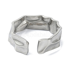 Anelli con polsino in acciaio inossidabile 304 per donna&nbsp;RJEW-M019-54P