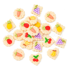 60 Stück 6-Stil undurchsichtige Harz-Decoden-Cabochons&nbsp;CRES-CJ0001-50