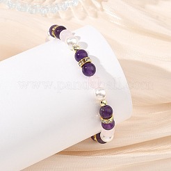 Elastische Armbänder aus Natursteinen&nbsp;BJEW-JB14087