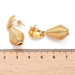 Orecchini pendenti a goccia in acciaio inossidabile 304&nbsp;EJEW-C142-12G