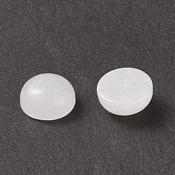 Cabuchones de jade blanco natural&nbsp;G-P393-R69-8MM
