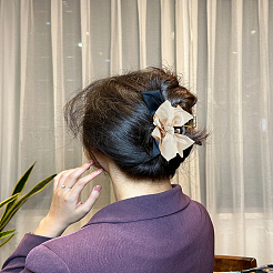 Mollette per capelli bowknot di stoffa&nbsp;OHAR-LP0001-31B