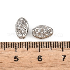 Unregelmäßige Perlen aus Edelstahl 304&nbsp;STAS-D394-03G-P