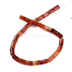 Fili di perline agata rosso naturale&nbsp;G-NH0019-A03-04