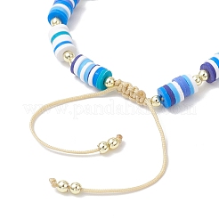 2 bracciale con ciondolo in turchese sintetico e perle finte ABS&nbsp;BJEW-JB12044