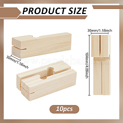 10 Stück Holzlinienblock&nbsp;WOOD-GO0001-26