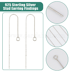 925 Sterling Silber Ohrstecker Zubehör&nbsp;STER-DC0001-93