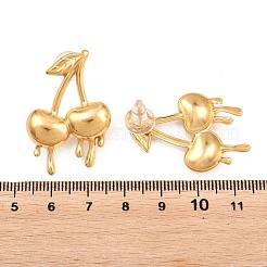 Melting Styles Ohrstecker aus Edelstahl 304 für Damen&nbsp;EJEW-F415-02G-01