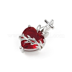Pendentifs de verre en laiton&nbsp;KK-R226-03P-01