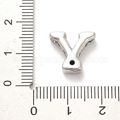 Abalorios de latón cubic zirconia chapado en rack&nbsp;KK-L210-008P-Y