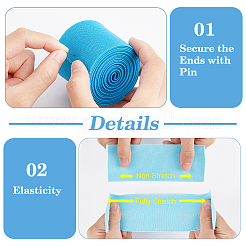 Bande élastique plate en polyester 10 m&nbsp;EC-BC0001-49B