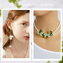 Kit fai da te per realizzare gioielli con foglie e fiori&nbsp;DIY-SC0031-76