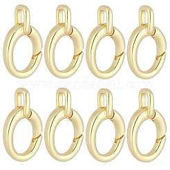 8 anneau de porte à ressort en laiton&nbsp;KK-BBC0028-43G