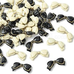 40pcs 2 Farben undurchsichtige Acrylperlen&nbsp;SACR-CJ0001-91