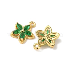 Pendentifs avec zircon cubiques à micro-pavés en laiton&nbsp;LS-KK-D373-02C-G