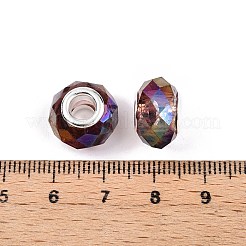 Perle di vetro trasparente europei&nbsp;GPDL-N004-D14mm-A08