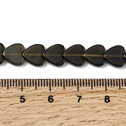Natürliche goldenen Glanz Obsidian Perlen Stränge&nbsp;G-M403-A46-03