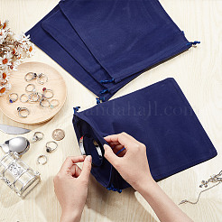 Geschenkbeutel aus Samt mit Kordelzug&nbsp;FIND-WH0155-034C