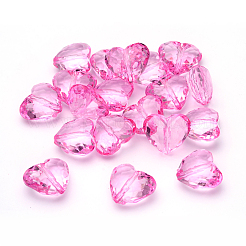 Perles en acrylique transparente&nbsp;X-PL318Y-4