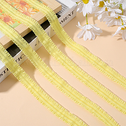 Cordon élastique à volants en polyester&nbsp;EW-WH0015-02E