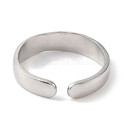 Offene Manschettenringe aus 304er Edelstahl mit Emaille für Damen&nbsp;RJEW-F166-16P-02